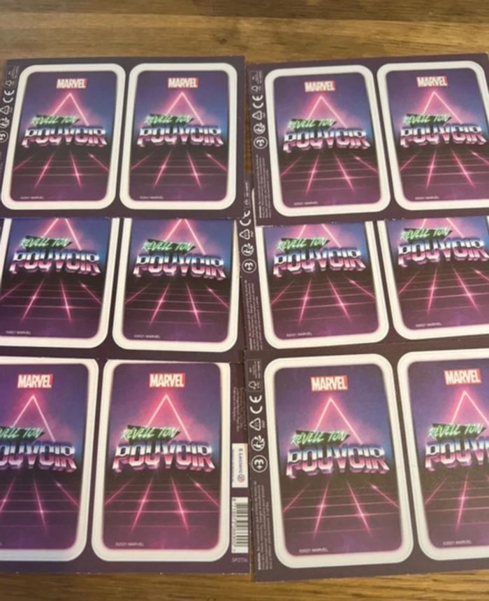 Carte à collectionner Marvel révèle ton pouvoir Leclerc