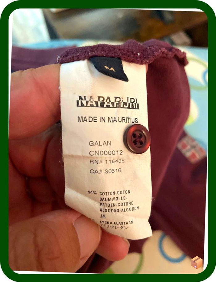 👚 Polo femme Napapijri – Taille M – Bordeaux – Broderie poitrine – État impeccable - photo numéro 7