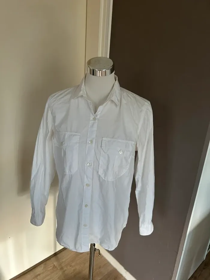 Mkt studio chemise blanche femme, taille 38 100 % coton