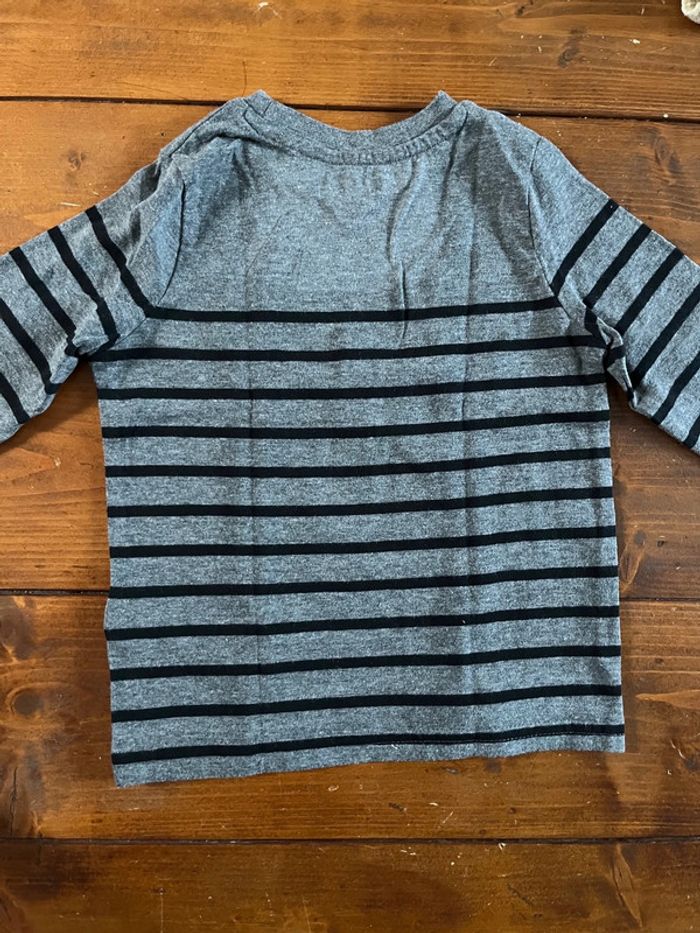 Lot de 2 tee shirts manches longues enfant bébé garçon - photo numéro 3