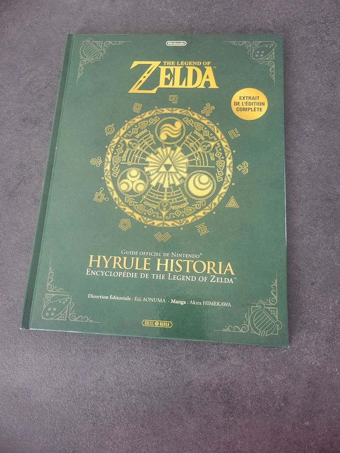 Livre guide officiel nintendo-zelda