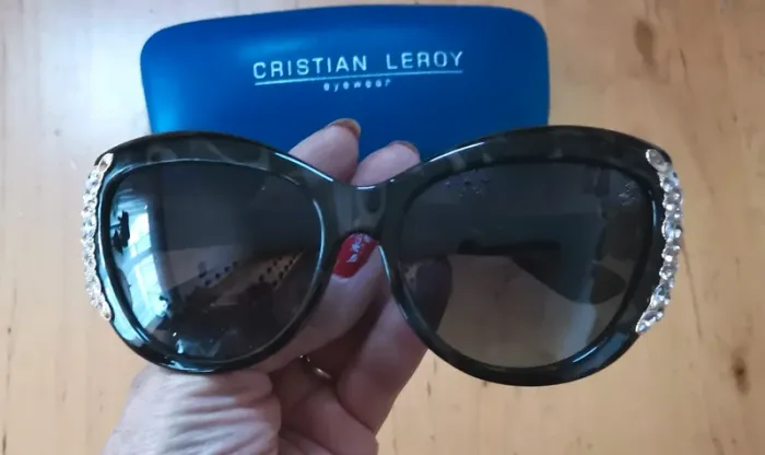 Lunettes de soleil bijou "Christian Leroy" - photo numéro 8
