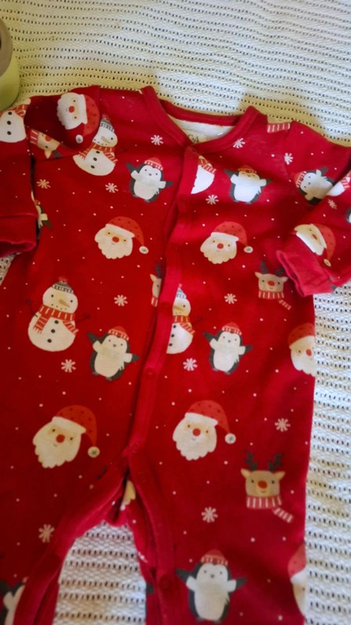 Pyjama Chaud Noël 9-12mois(Mixte) - photo numéro 2