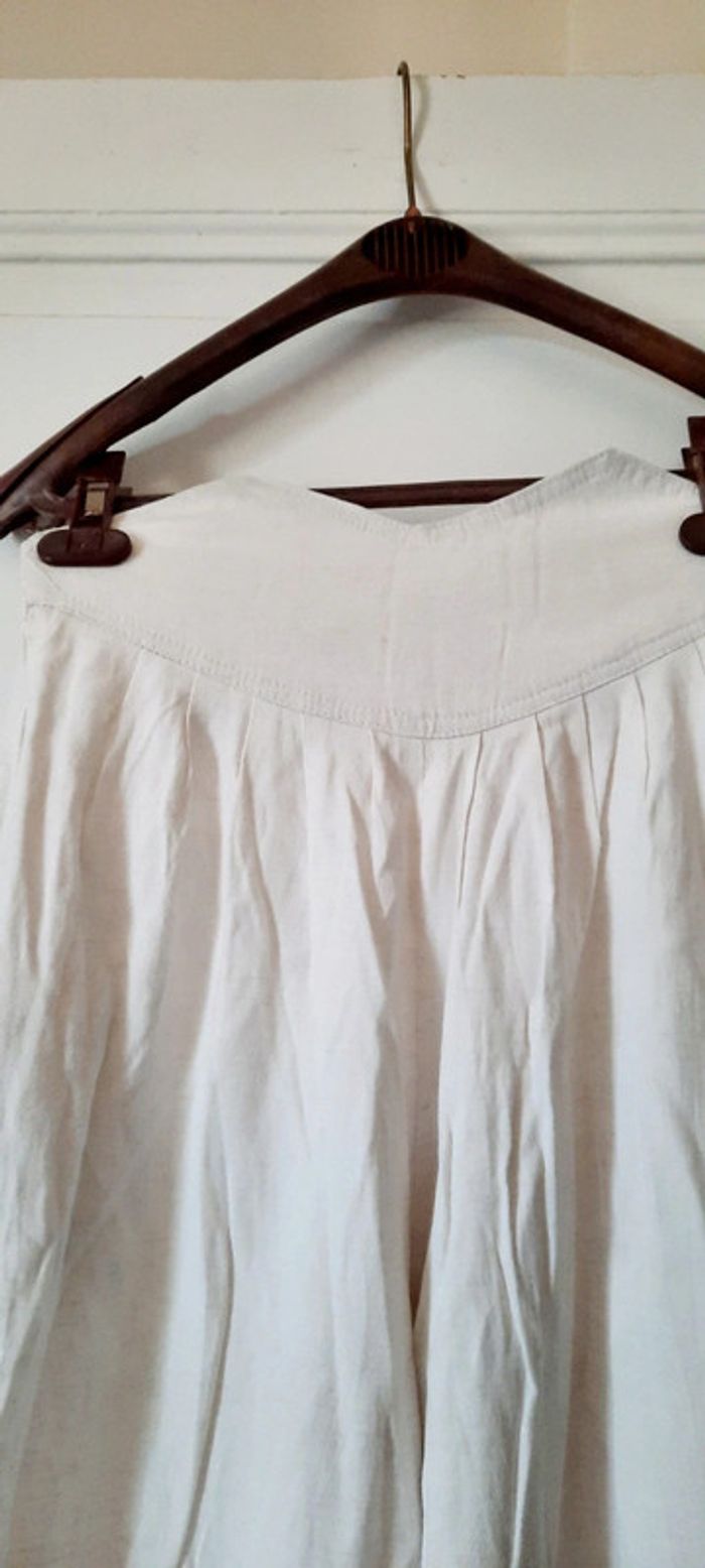 Pantalon blanc cassé vintage - photo numéro 3