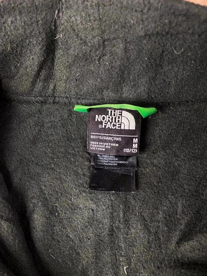 Veste polaire noire et verte TNF taille M - photo numéro 5