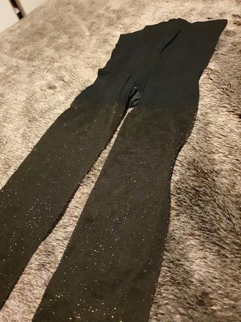 Collant pailleté doré - Taille S.