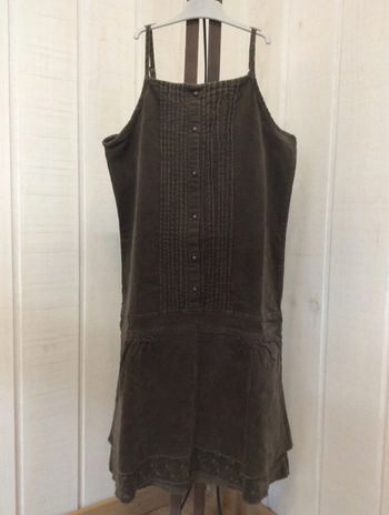 Robe en velours marron - Okaïdi - 14ans