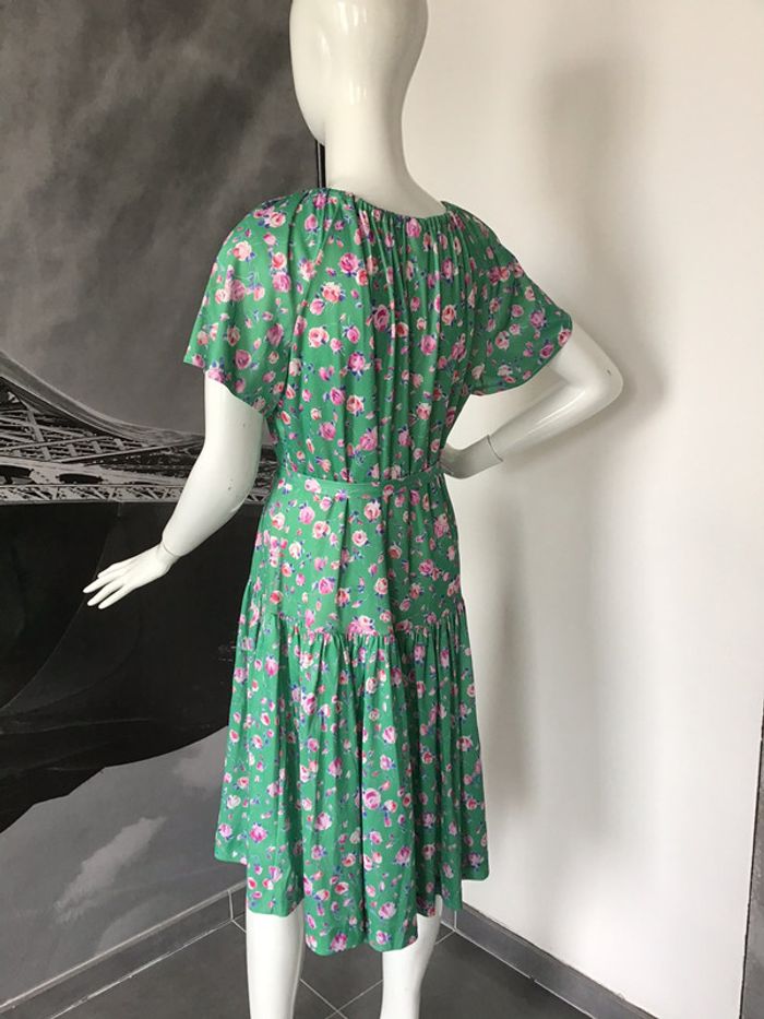 Robe vintage 🇫🇷 motif floral - photo numéro 3