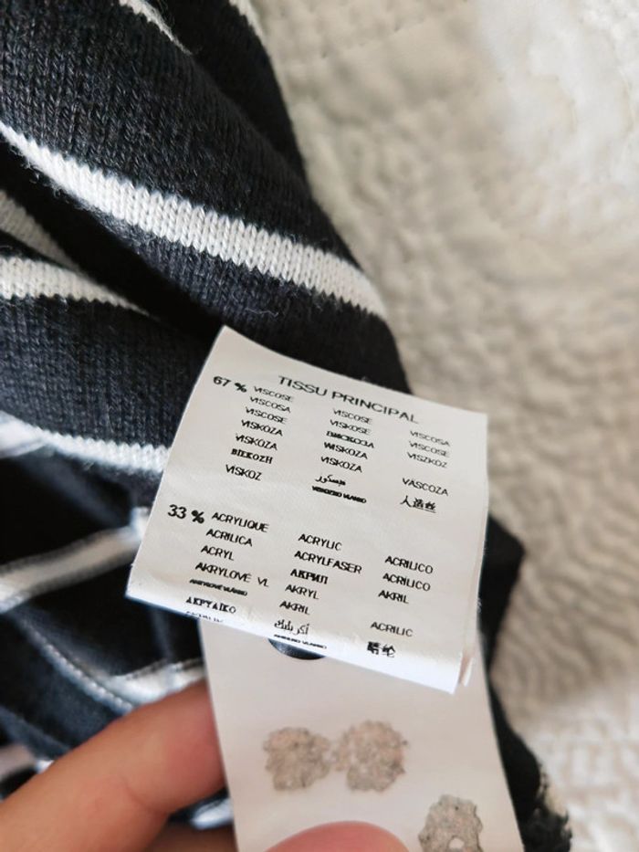 Joli robe rayée, taille 38, promod - photo numéro 5