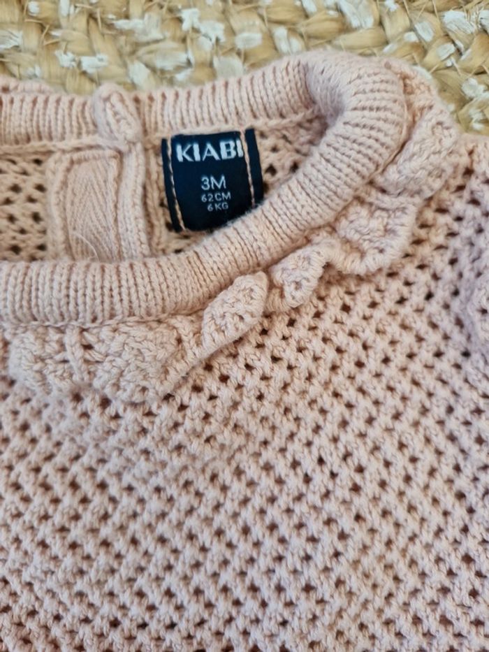 Pull en maille kiabi 3 mois - photo numéro 3