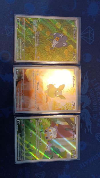 Lilliterelle 096/094, Voltoutou 099/094, Togedemaru 104/094 Pokémon Flammes Fantasmagoriques ME2 PFL 
