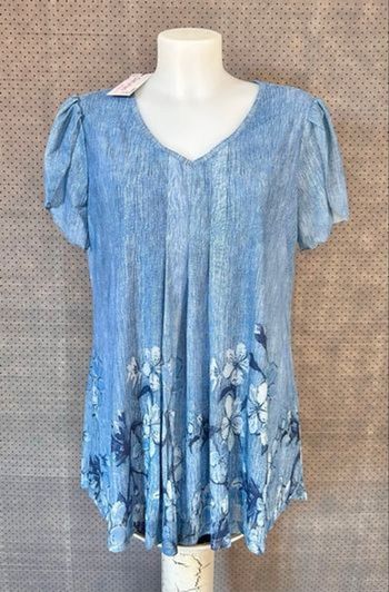 Blouse à manches courtes taille L