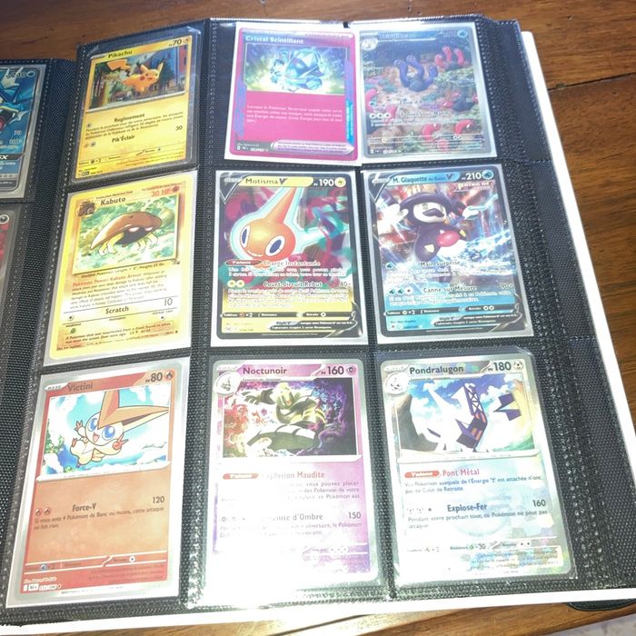 Lot de 9 cartes Pokémon