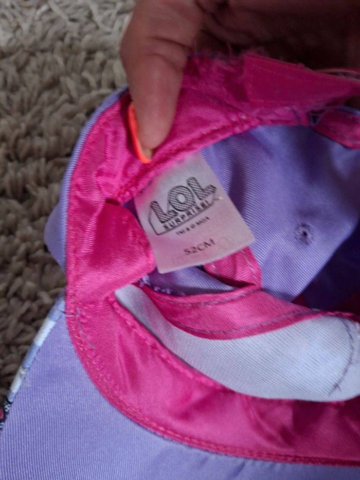 Casquette fille poupée LOL taille 52 mais réglable - photo numéro 4