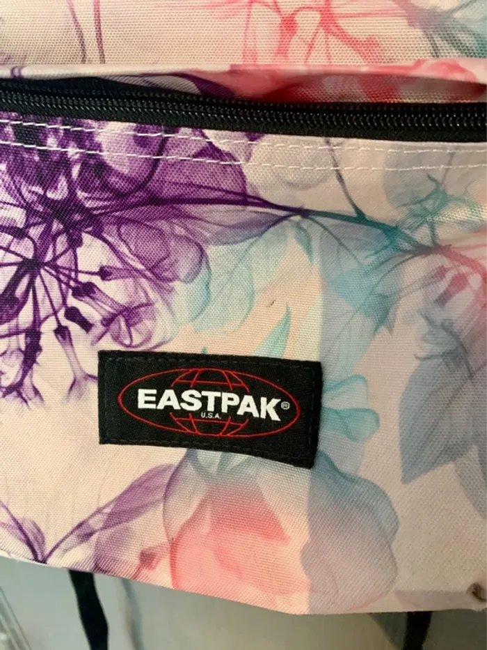 Sac à dos + trousse - Eastpak Pink Ray - photo numéro 4