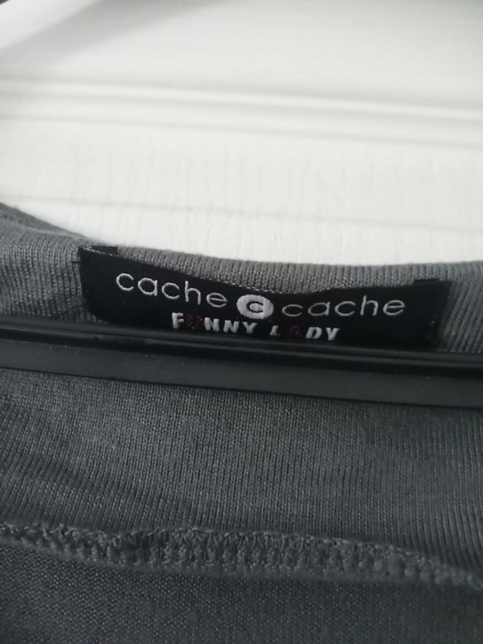 robe cache cache taille 42 courtes manches - photo numéro 3
