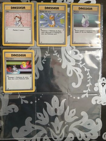📌 Pokémon - Set de Base - Lot de 4 cartes