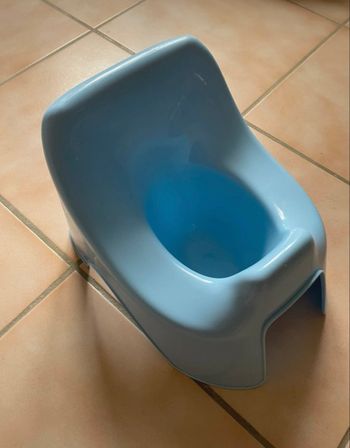 Pot d’apprentissage à la propreté bleu 