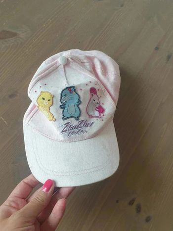 Casquette zhu zhu pets rose 52 cm 3/4/5 ans