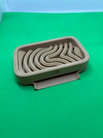 Porte savon finition bois
