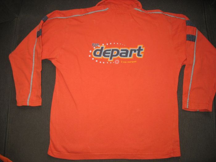 POLO A MANCHES LONGUES ORANGE GARÇON - CATIMINI - 8 ANS - n°02 - photo numéro 6