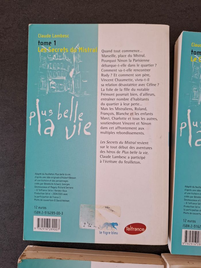 Lot de 6 romans Plus belle la vie en bon état - photo numéro 2