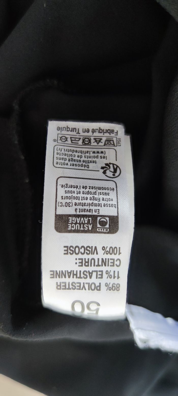 Pantalon noir U Collection T50 femme 🖤 - photo numéro 4