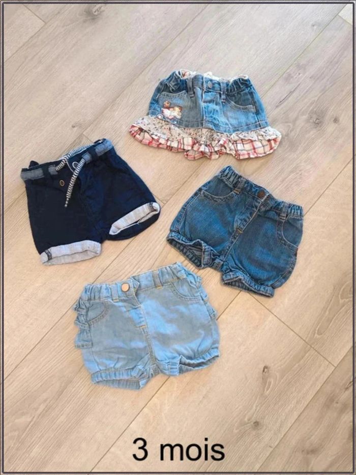 Lot de 4 vêtements été