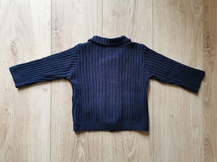 Gilet marine Brioche 6 mois - photo numéro 5