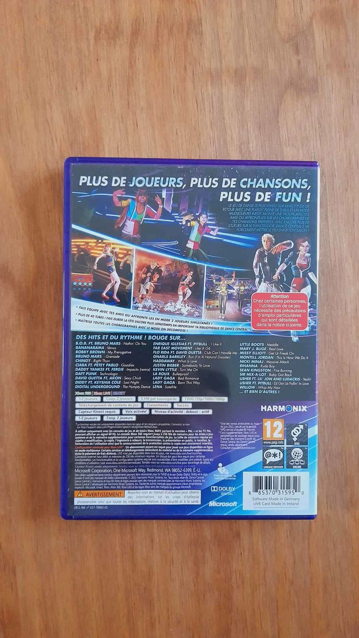 🎮 Jeu Xbox 360 Kinect : Dance Central 2 - photo numéro 2