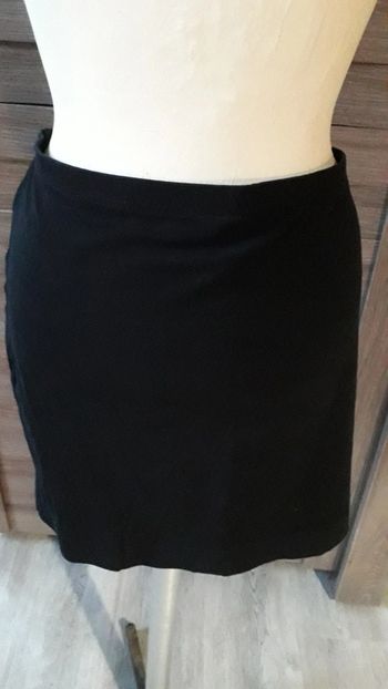 Mini jupe droite basique noire