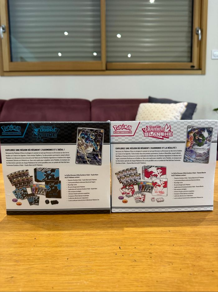 ETB Pokémon Foudre Noire et Flamme Blanche EV10.5 - photo numéro 3