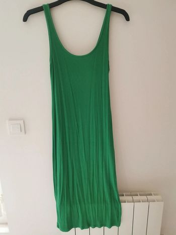 Robe longue verte