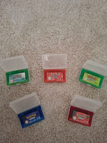 Lotbde 5 jeux Pokemon gamegame boy advance