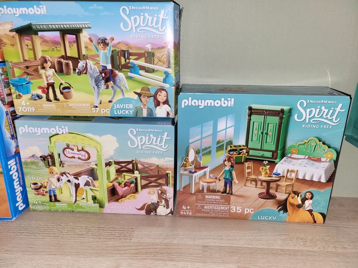 lot playmobil spirit