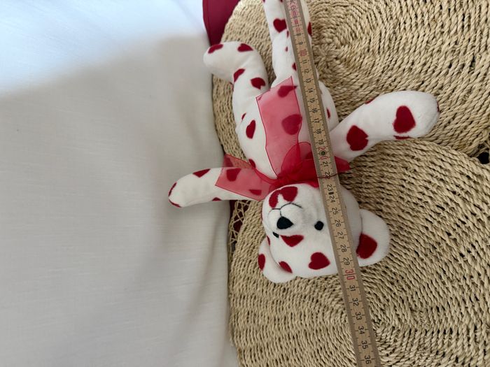 doudou cœur chien , ours - photo numéro 3