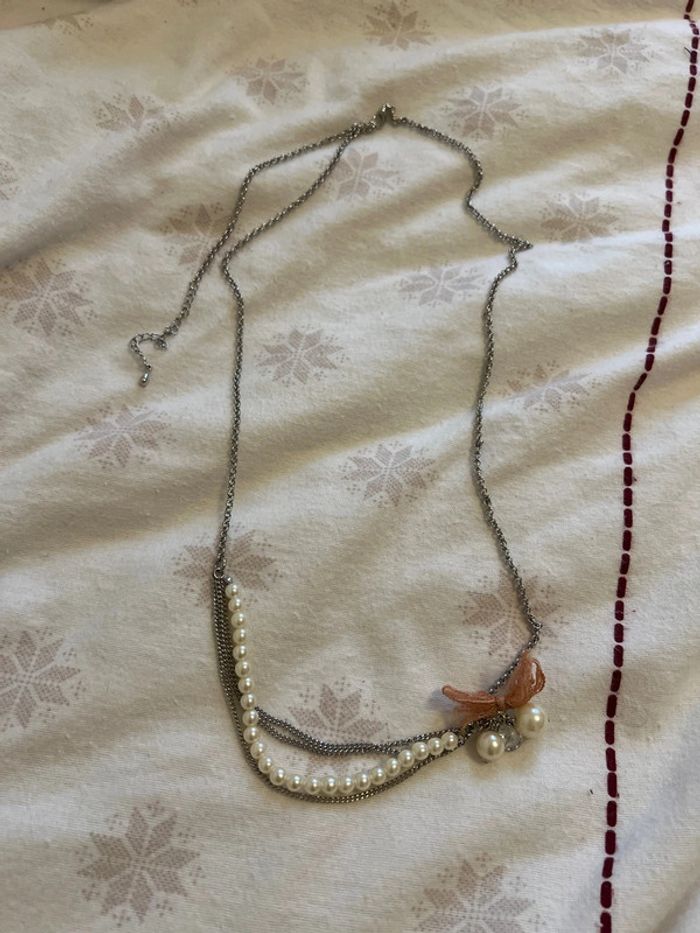 Collier sautoir perles