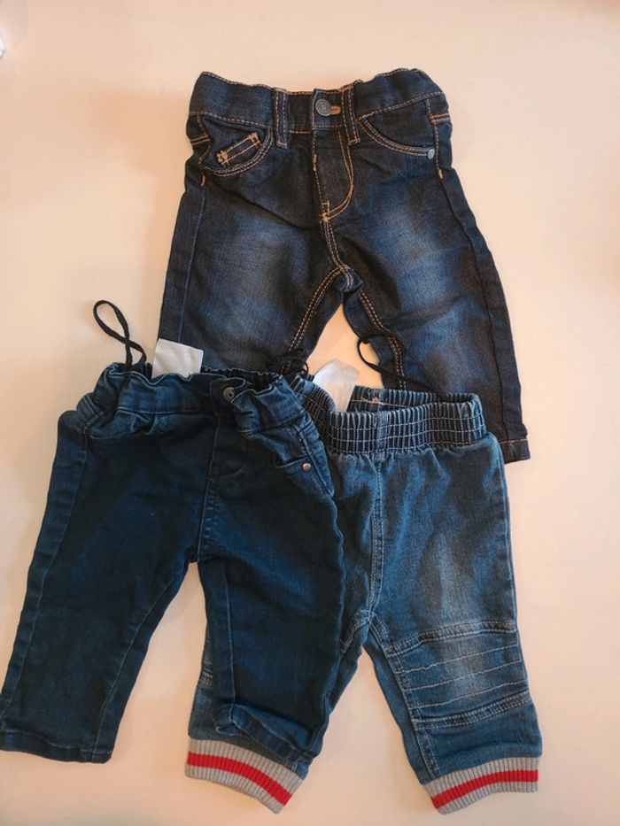 Lot de 3 jeans 3 mois