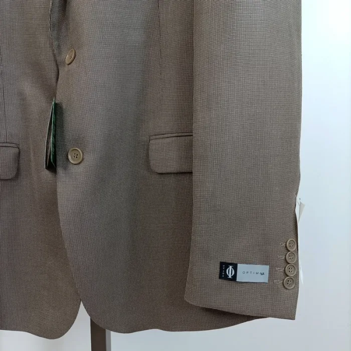 Veste de costume beige Optimal en bambou - Taille 52 A491 - photo numéro 3