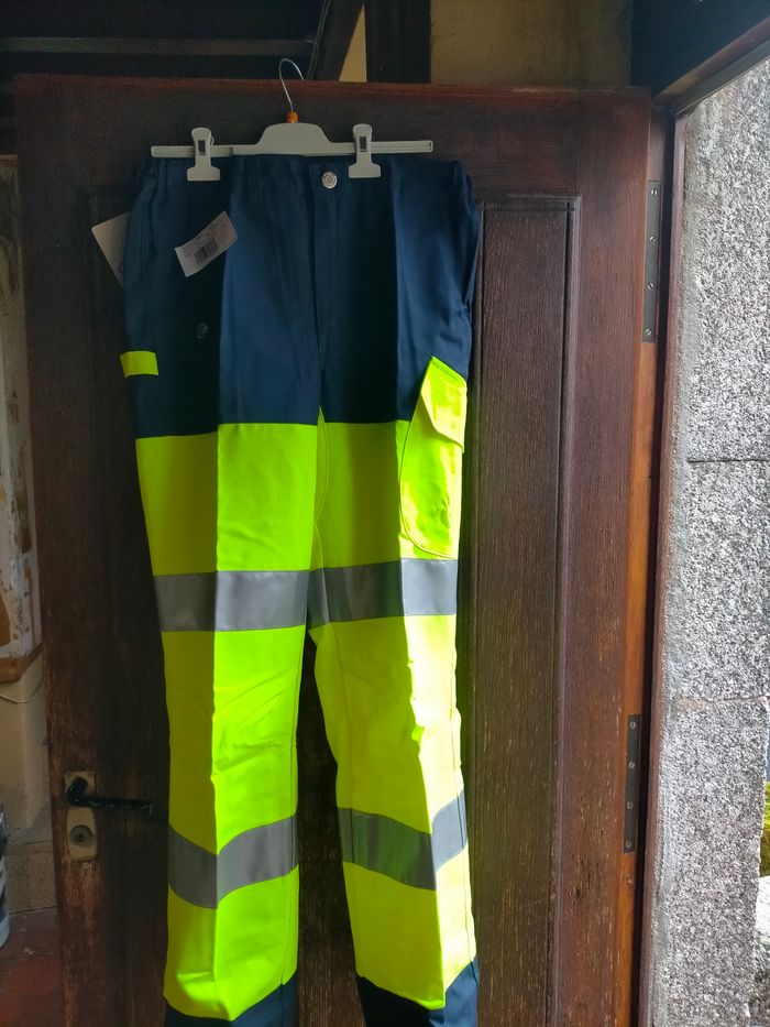 Pantalon de travail haute visibilité taille 50