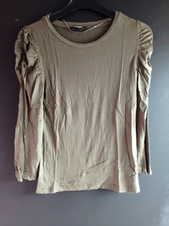 T-shirt long kaki
