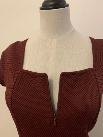 Robe gaufre femme