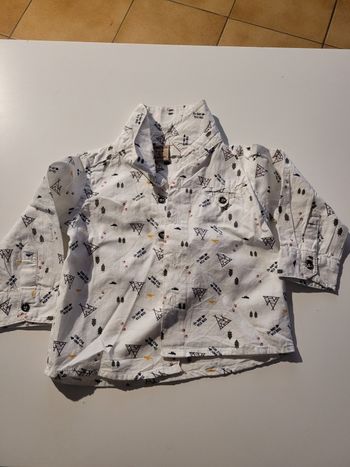 Chemise manches longues 12mois