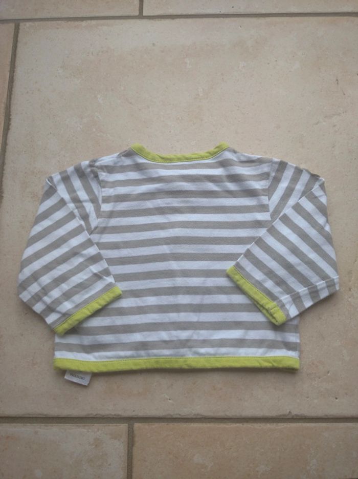 Gilet brassière Garçon 9 mois Super doudou Orchestra 100% coton - photo numéro 5