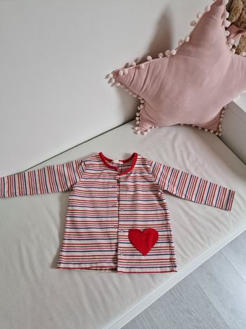 Gilet esprit 🎀 9-12 mois