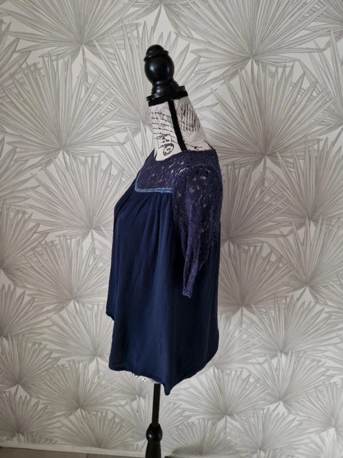Jolie blouse manches courtes chic taille 36 - photo numéro 3