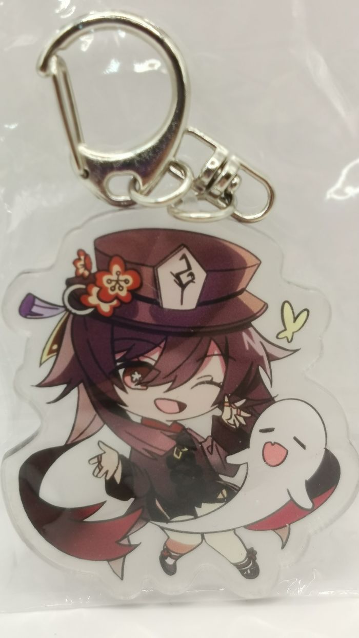 Porte-Clé Acrylique Hu Tao Genshin Impact