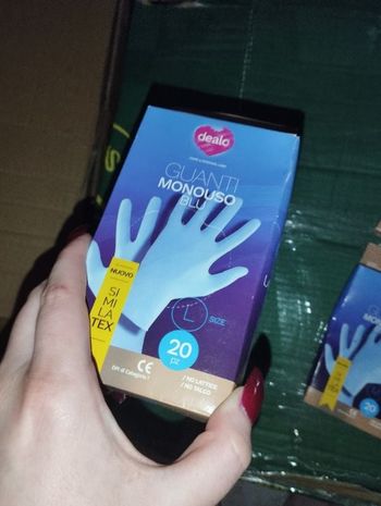 Gants taille L boîte de gants