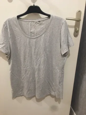 T shirt gris clair