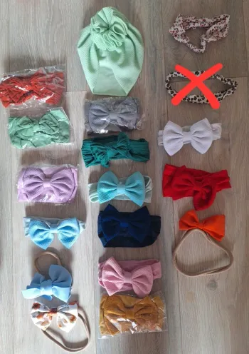 Lot bandeaux multicolore